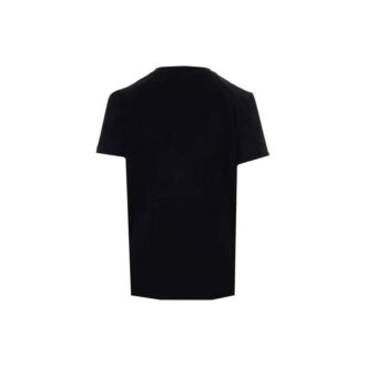 T-shirt Off-White SS21 à col rond, manches courtes, coupe ajustée et imprimé logo, noir