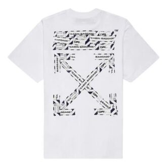 T-shirt oversize imprimé logo Arrows SS20 « Blanc »