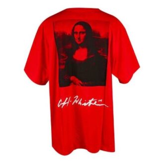 T-shirt oversize Mona Lisa « Rouge »