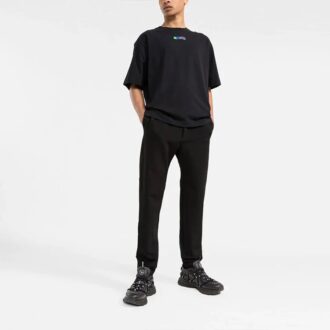 T-shirt oversize Weed Arrows « Black Green »