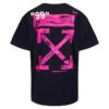 T-shirt à poches « Black Fuchsia Pink »