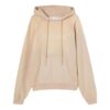 T-shirt raglan de skate avec poche et alphabet, beige