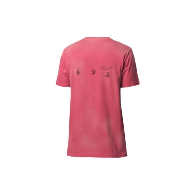 T-shirt rouge à manches courtes avec logo