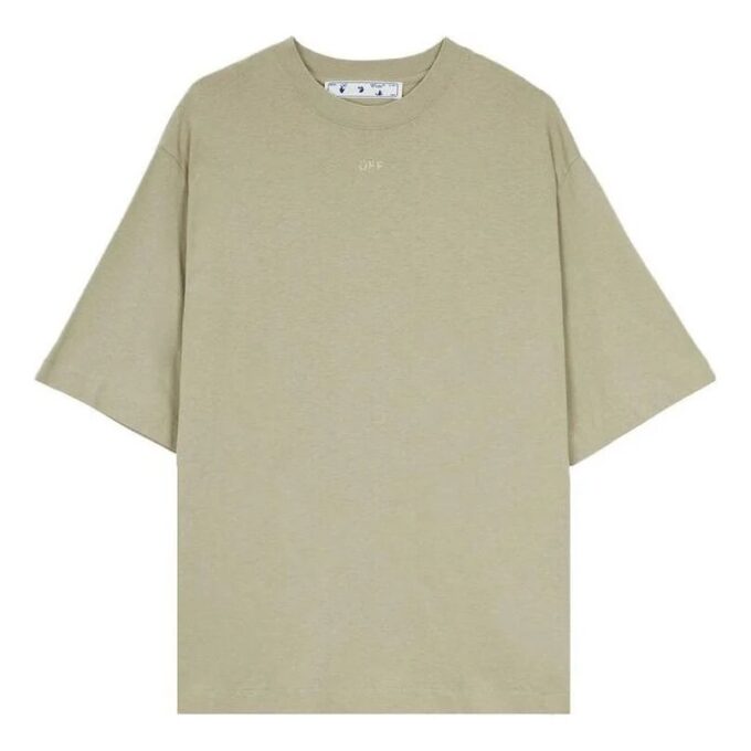 T-shirt Rubber Arrows « Olive Green White »