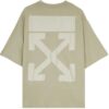 T-shirt Rubber Arrows « Olive Green White »