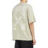 T-shirt Rubber Arrows « Olive Green White »