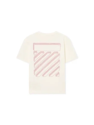 T-shirt Scribble Diag à manches courtes