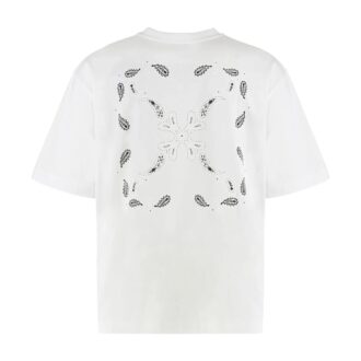 T-shirt à shorts Bandana Arrow Skate « Blanc »
