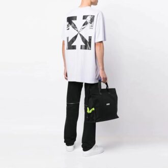 T-shirt à shorts FW22 avec logo alphabétique imprimé « Violet clair »