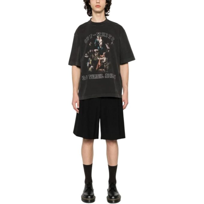 T-shirt à shorts Off-White Mary Skate « Noir »