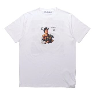 T-shirt slim Caravaggio Garçons « Blanc/Noir »