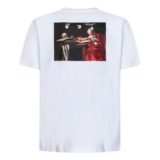 T-shirt slim Caravaggio Paint « White Black »