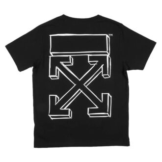 T-shirt slim fit à imprimé graphique 3D / Blanc