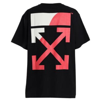 T-shirt slim fit à logo imprimé /Blanc/Rouge