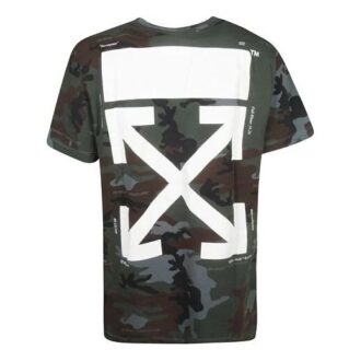 T-shirt slim fit à manches courtes, version standard, motif camouflage