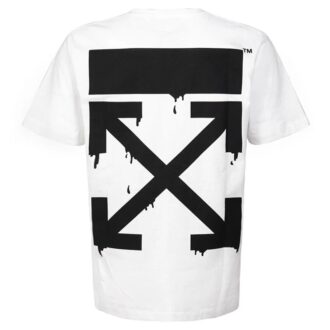 T-shirt slim à manches courtes Bart Peace Sign « Blanc »