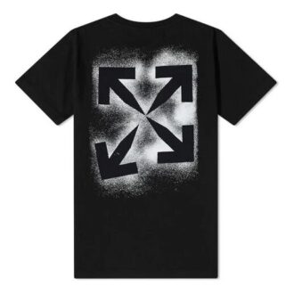 T-shirt slim à manches courtes et motif sérigraphié « Noir/Blanc »