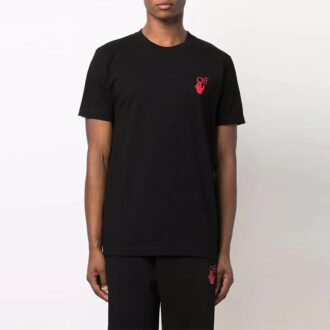 T-shirt slim Starred Arrow « Noir/Rouge »
