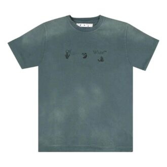 T-shirt slim vintage à logo « Teal »