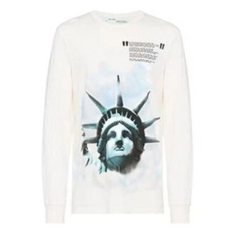 T-shirt Statue de la Liberté « Noir Blanc Bleu »
