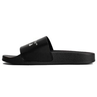 Tongs de piscine Off-White à imprimé multi-logos, noires