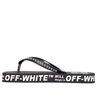 Tongs industrielles noir et blanc pour homme c/o Virgil Abloh