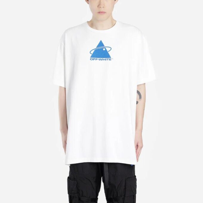 Triangle Planet Oversized Bleu/Blanc