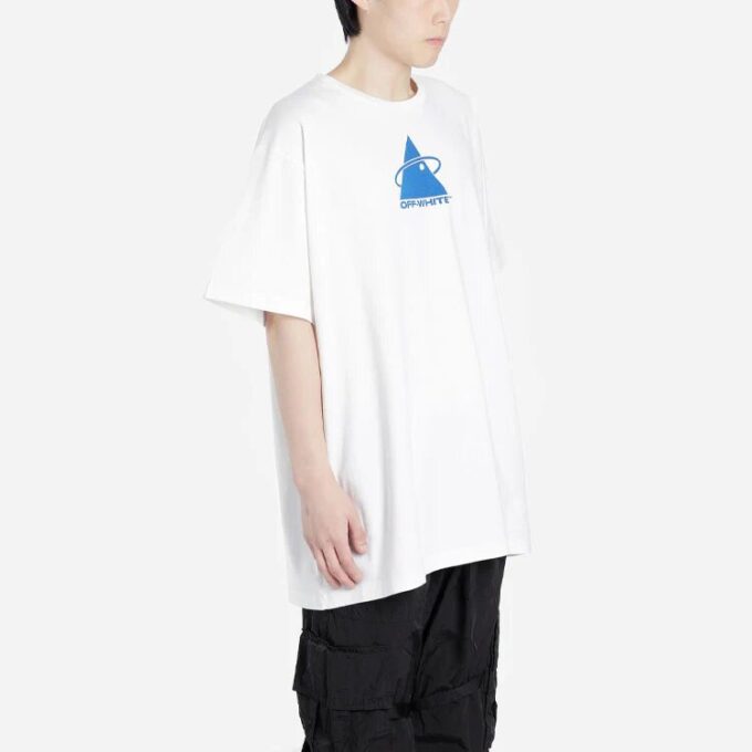 Triangle Planet Oversized Bleu/Blanc