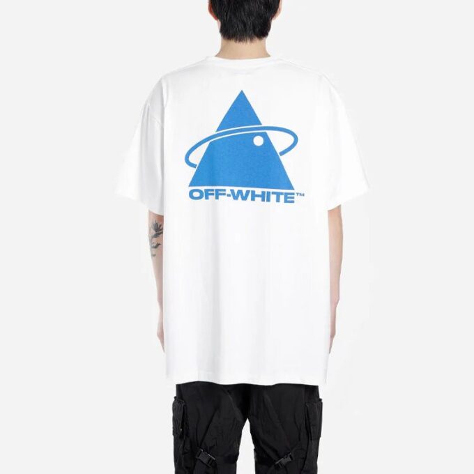 Triangle Planet Oversized Bleu/Blanc