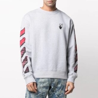 Unisex SS21 Sweat-shirt avec logo, gris