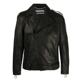 Veste Off-White pour homme à motif logo, noire