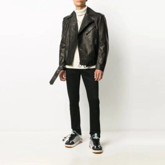 Veste Off-White pour homme à motif logo, noire